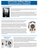 Mining Communications Solutions Brochure